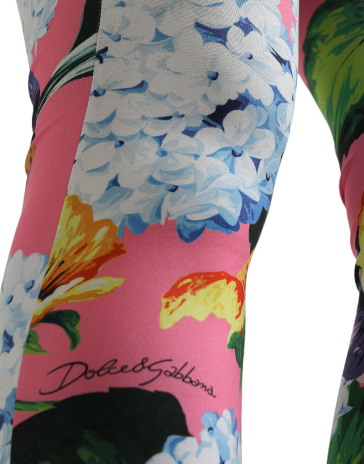 Exquisite floral high waist leggings
