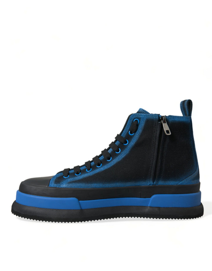 Dolce & Gabbana Elegante High-Top-Sneakers aus Canvas