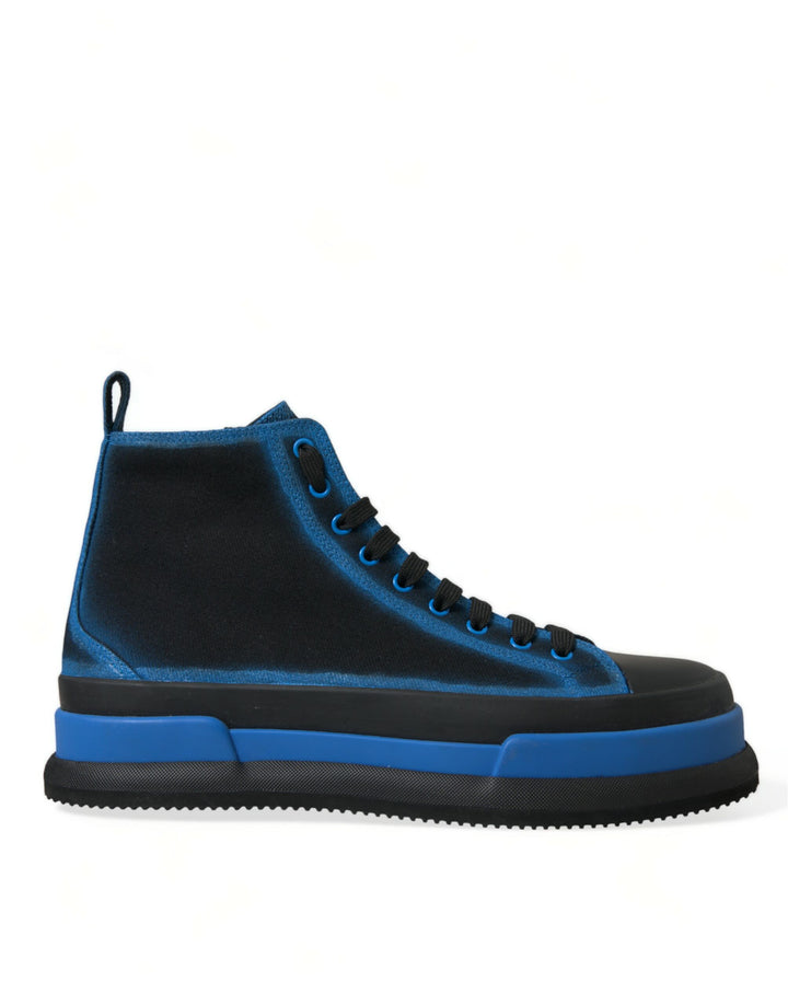 Dolce & Gabbana Elegante High-Top-Sneakers aus Canvas