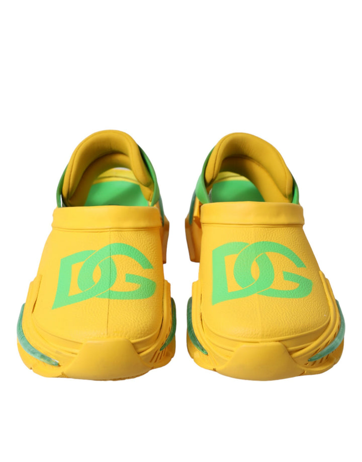 Gelb Grün Gummi Clogs Männer Pantoffeln Männer Schuhe
