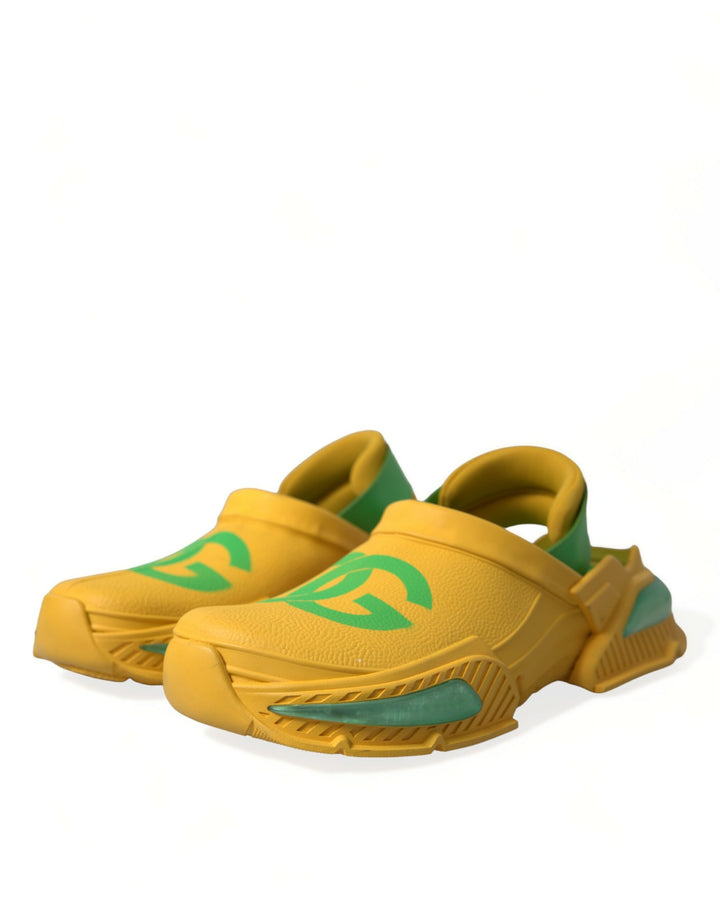 Gelb Grün Gummi Clogs Männer Pantoffeln Männer Schuhe
