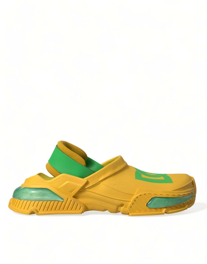 Gelb Grün Gummi Clogs Männer Pantoffeln Männer Schuhe