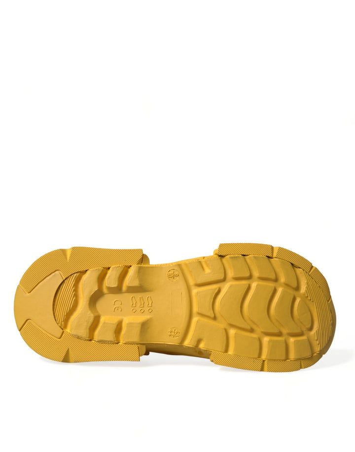 Gelb Grün Gummi Clogs Männer Pantoffeln Männer Schuhe