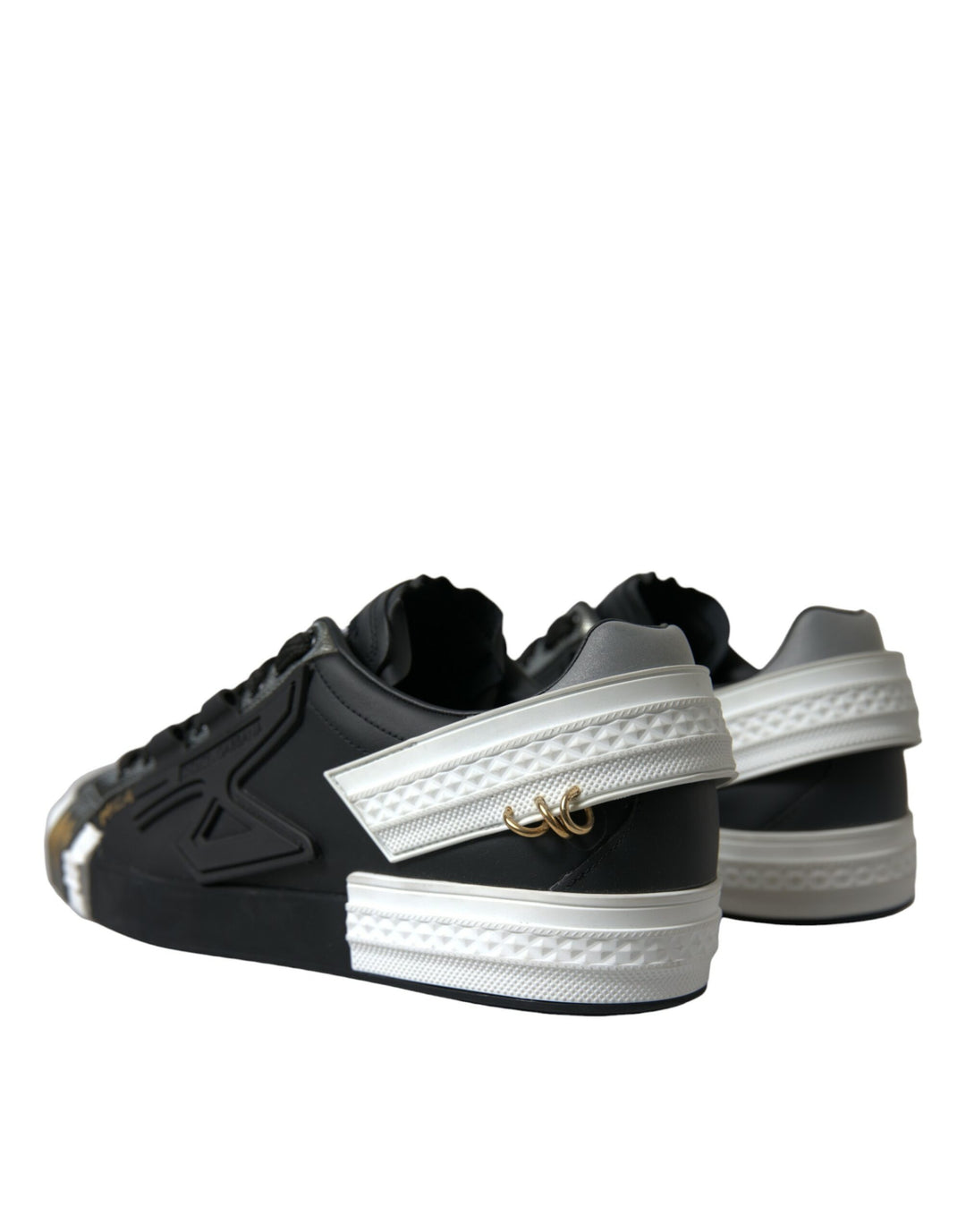 Dolce & Gabbana Elegante Kalbsleder Low Top Sneakers