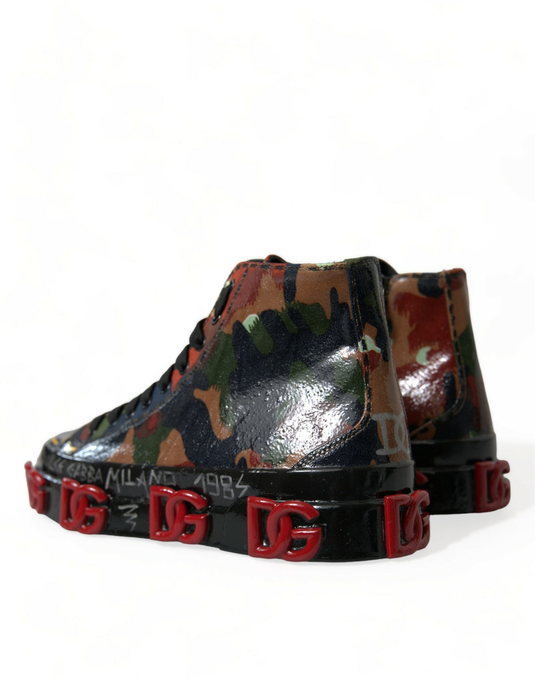 Dolce & Gabbana Schicke Multicolor-High-Top-Sneakers