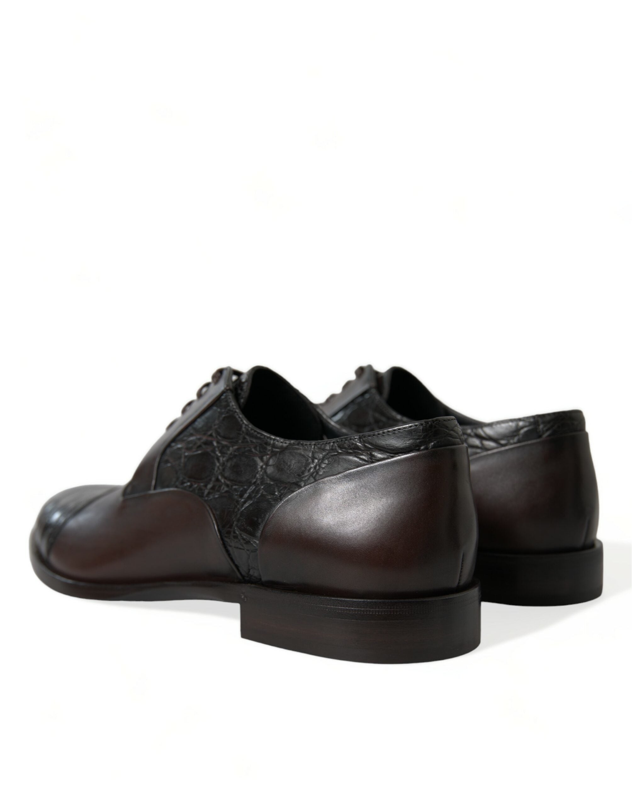 Elegant brown formal derby shoes