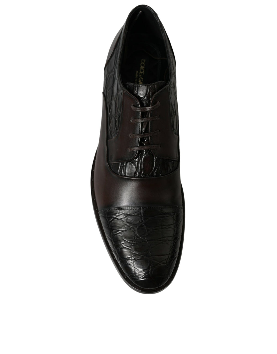 Dolce & Gabbana Elegante braune formelle Derby-Schuhe