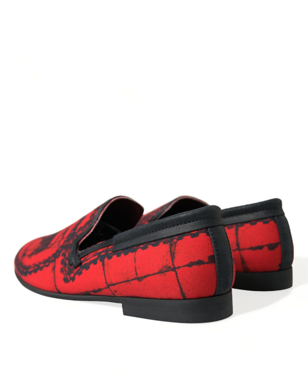 Dolce & Gabbana Torero-inspirierte Luxe Loafers in Rot und Schwarz