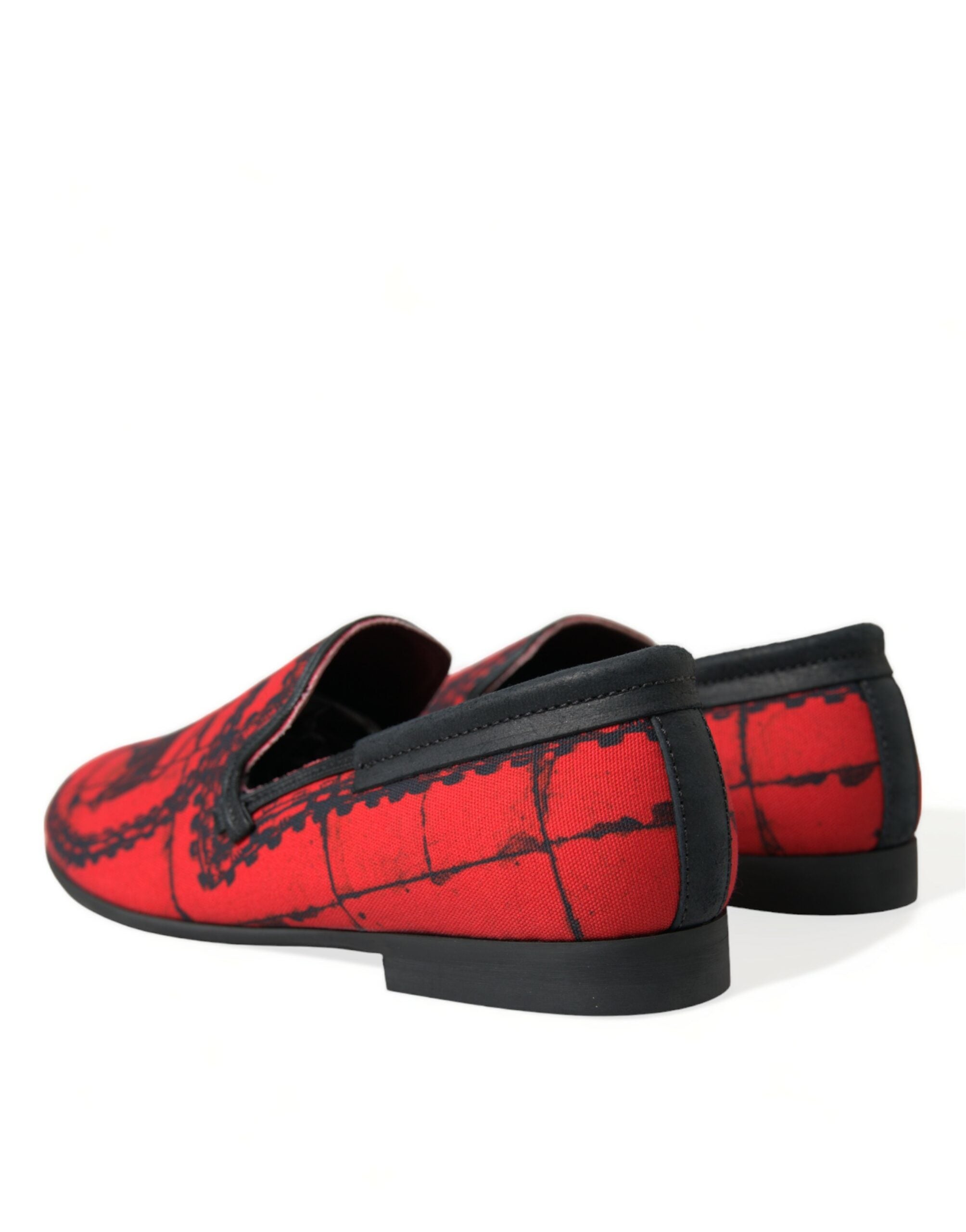 Torero-inspired Luxe Loafers in red and black