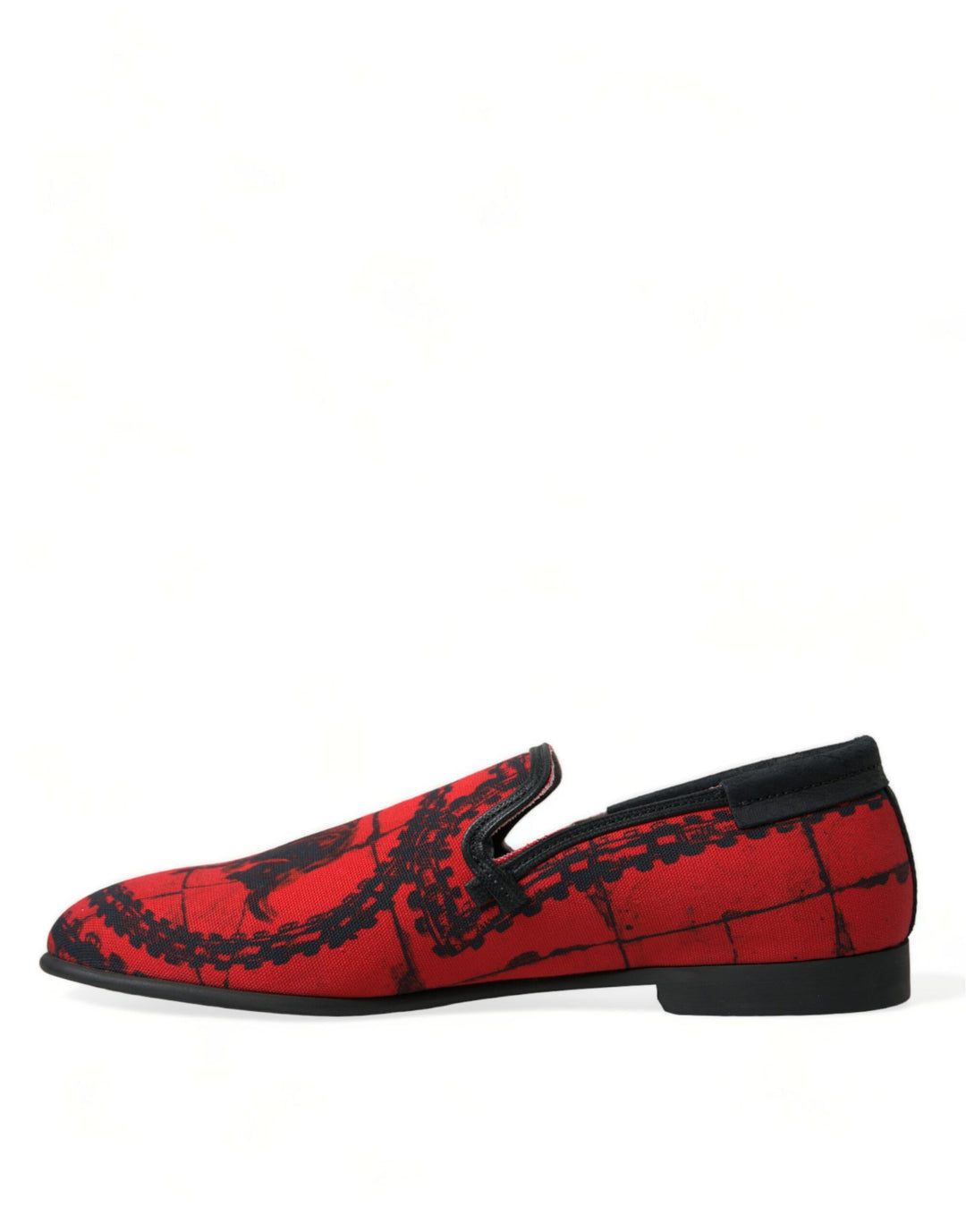 Dolce & Gabbana Torero-inspirierte Luxe Loafers in Rot und Schwarz