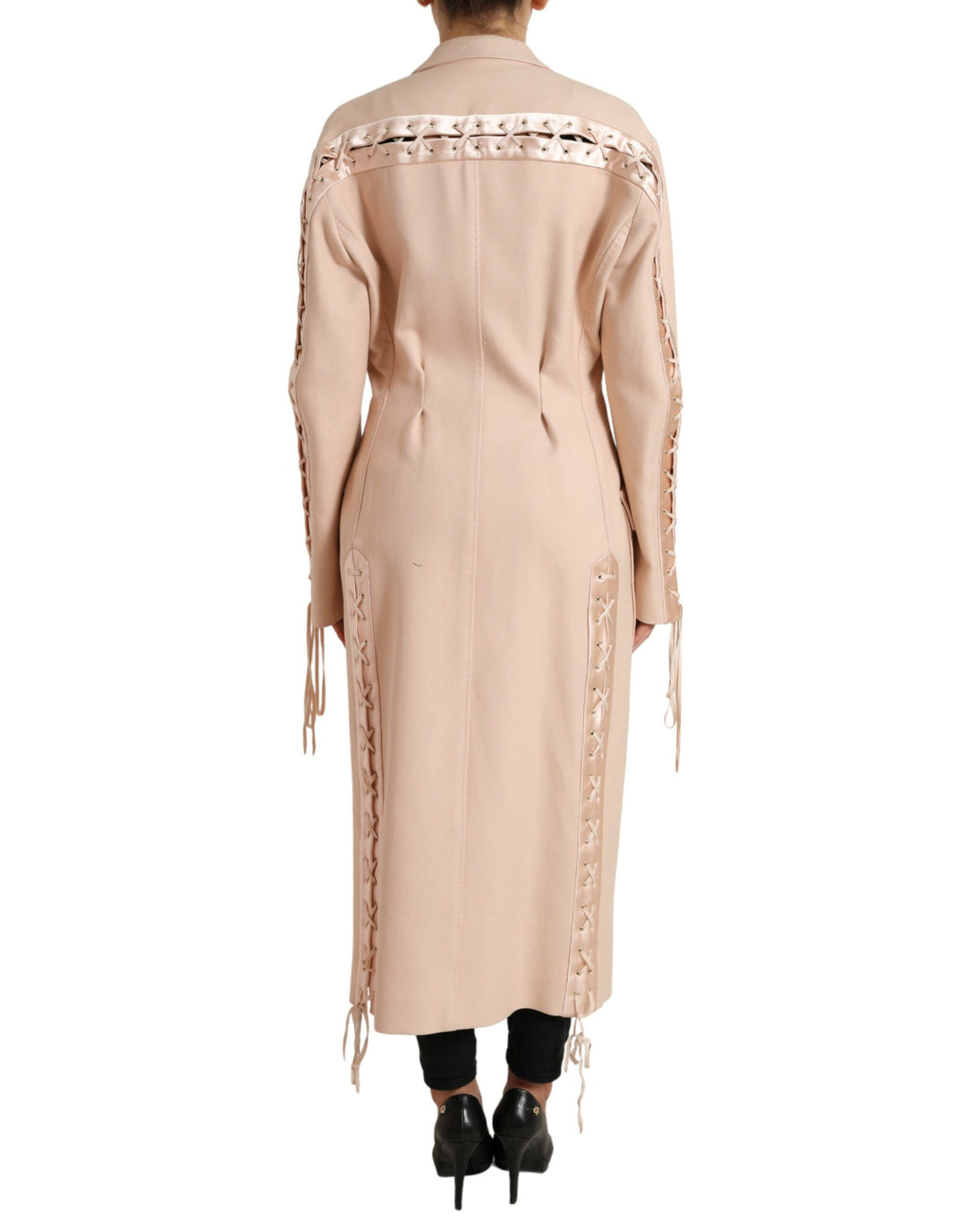 Dolce & Gabbana Eleganter einreihiger Trenchcoat in Beige