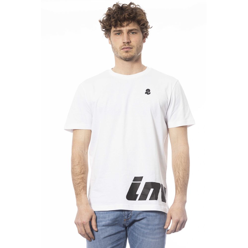 White cotton men's T-shirt