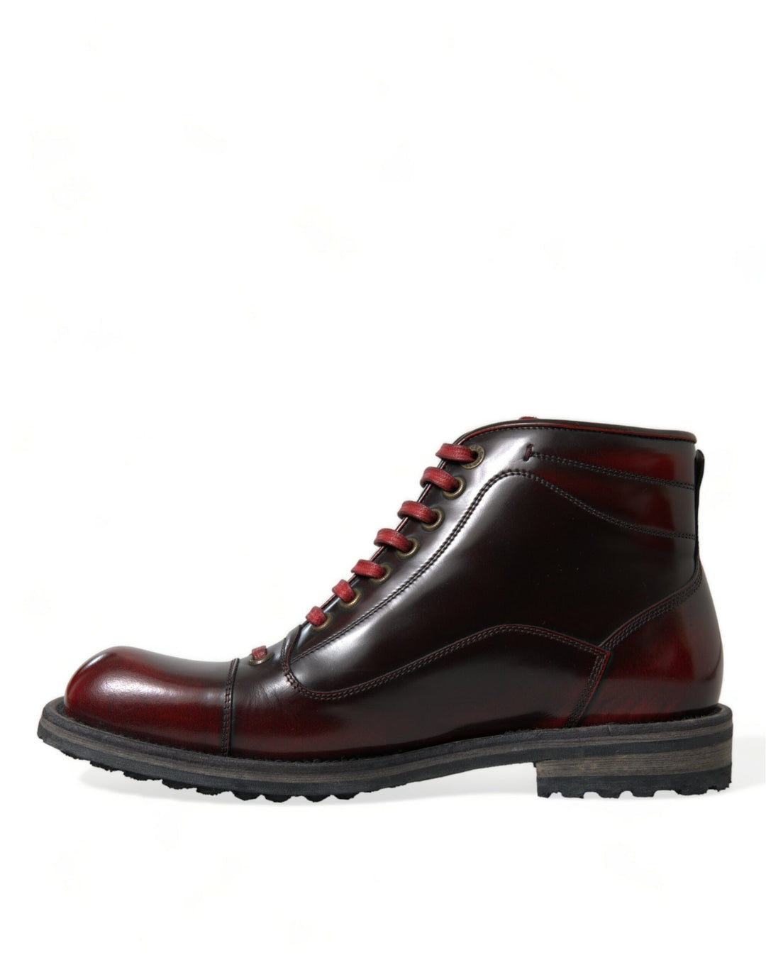 Dolce & Gabbana Dapper Zweifarbige Lederstiefeletten