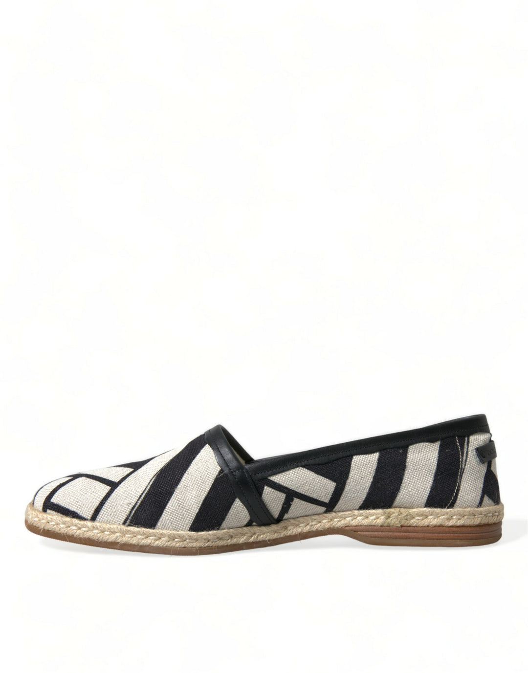 Dolce & Gabbana Schicke Espadrilles aus gestreiftem Canvas