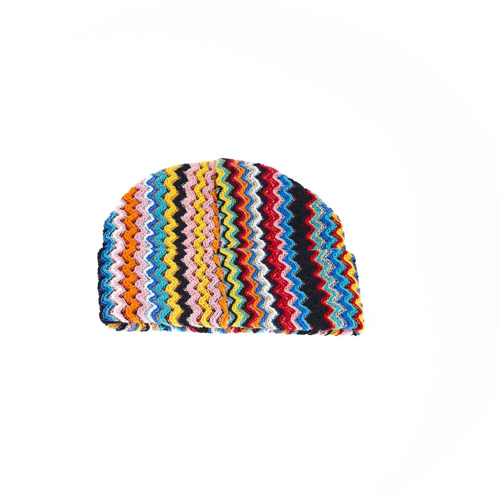Multicolor Wolle Frauen Hut