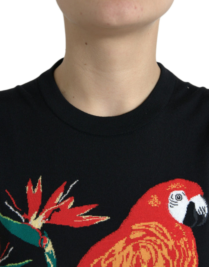 Elegantes Tank-Top mit Rundhalsausschnitt und Dschungelmuster