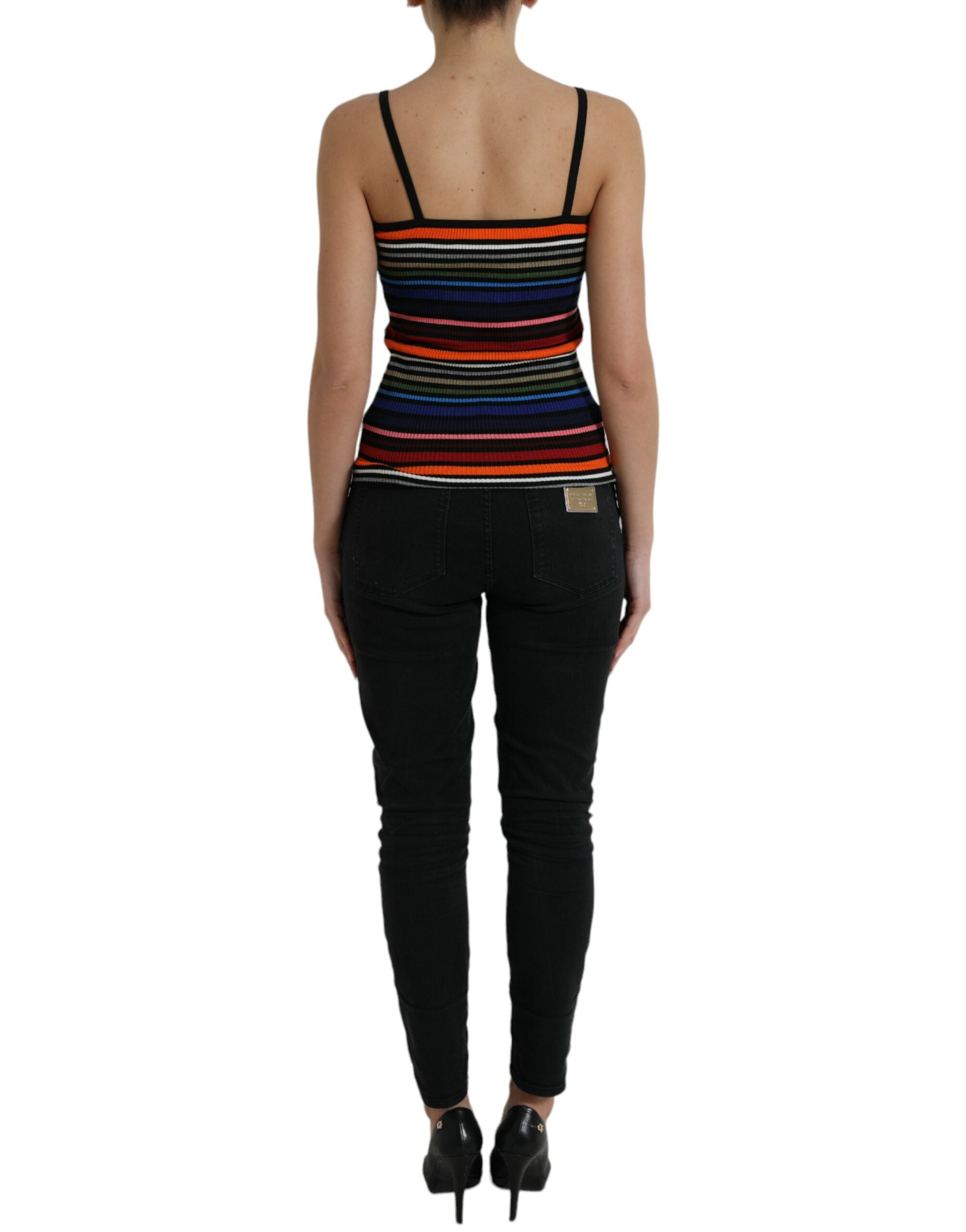 Chic striped spaghetti strap top