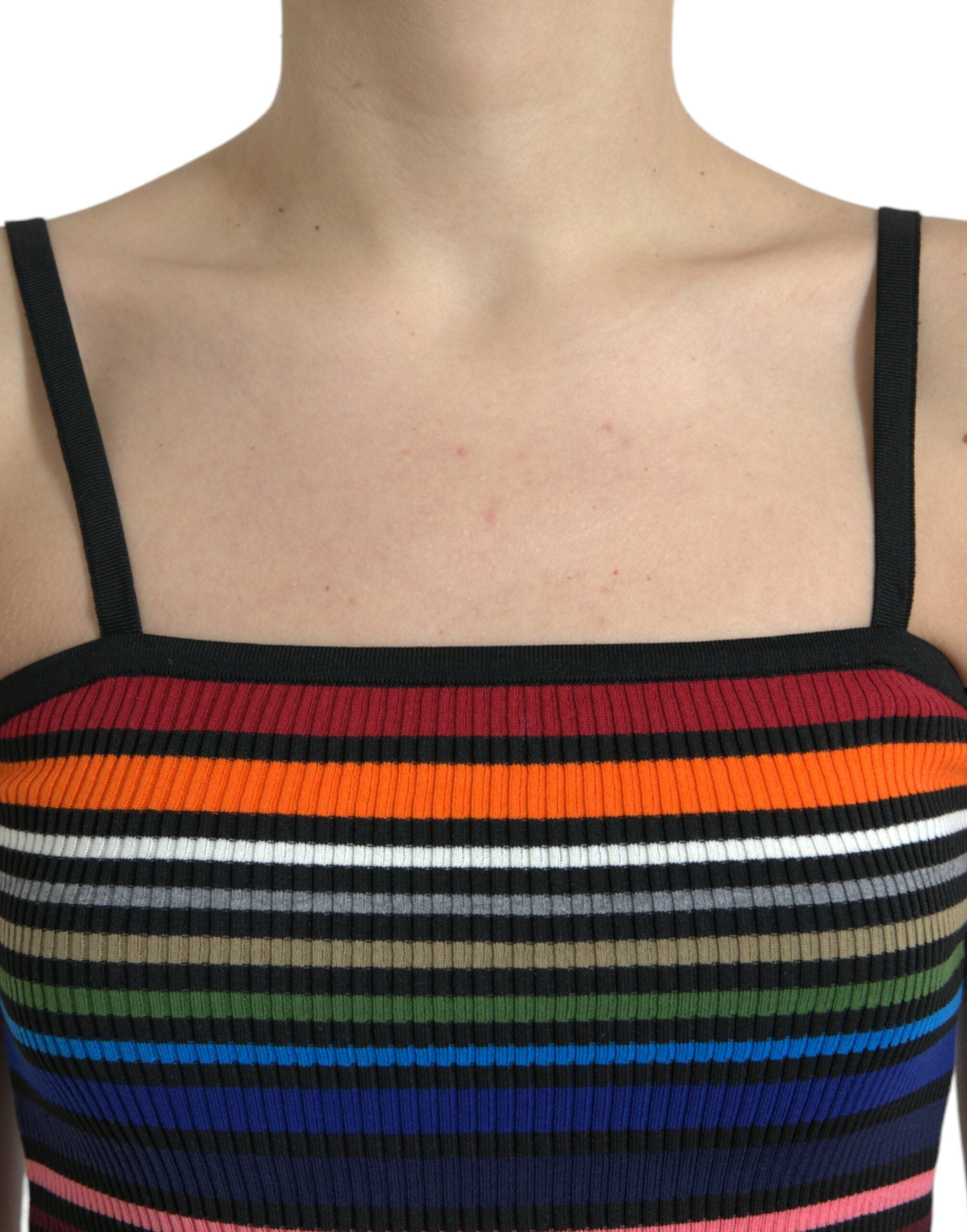 Chic striped spaghetti strap top