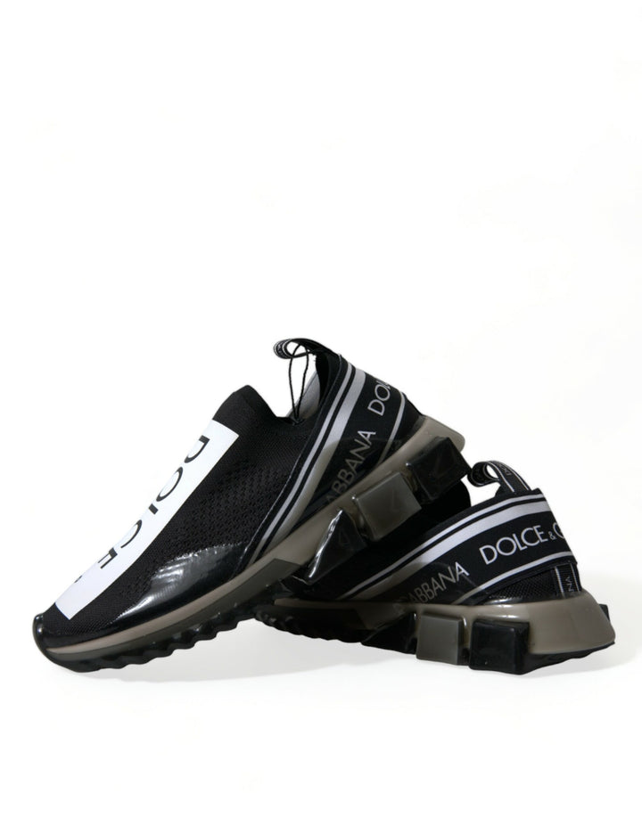 Dolce & Gabbana Elegante schwarz-weiße Sorrento Sneakers