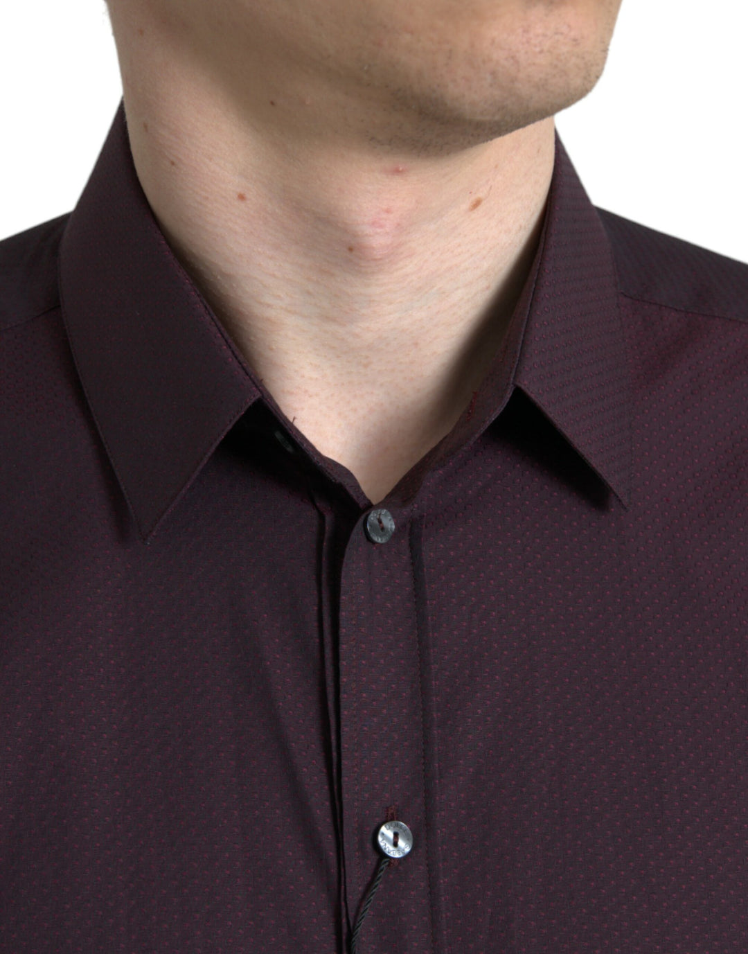 Elegant chestnut brown martini shirt