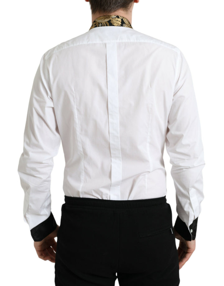 Elegant gold-detail shirt