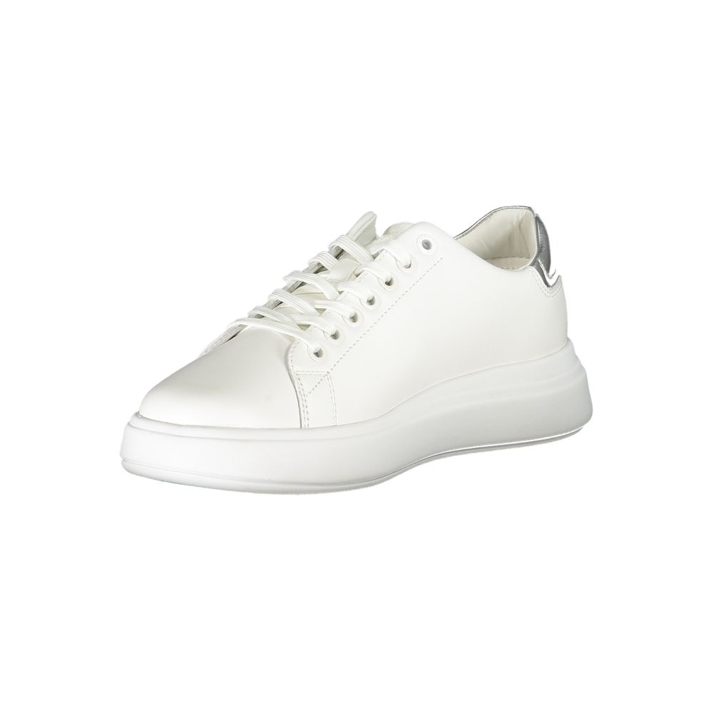 Calvin Klein Schicke weiße Sneakers mit kontrastierenden Details