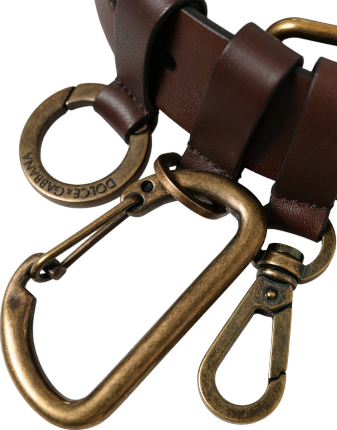 Elegant brown calfskin belt - timeless accessory