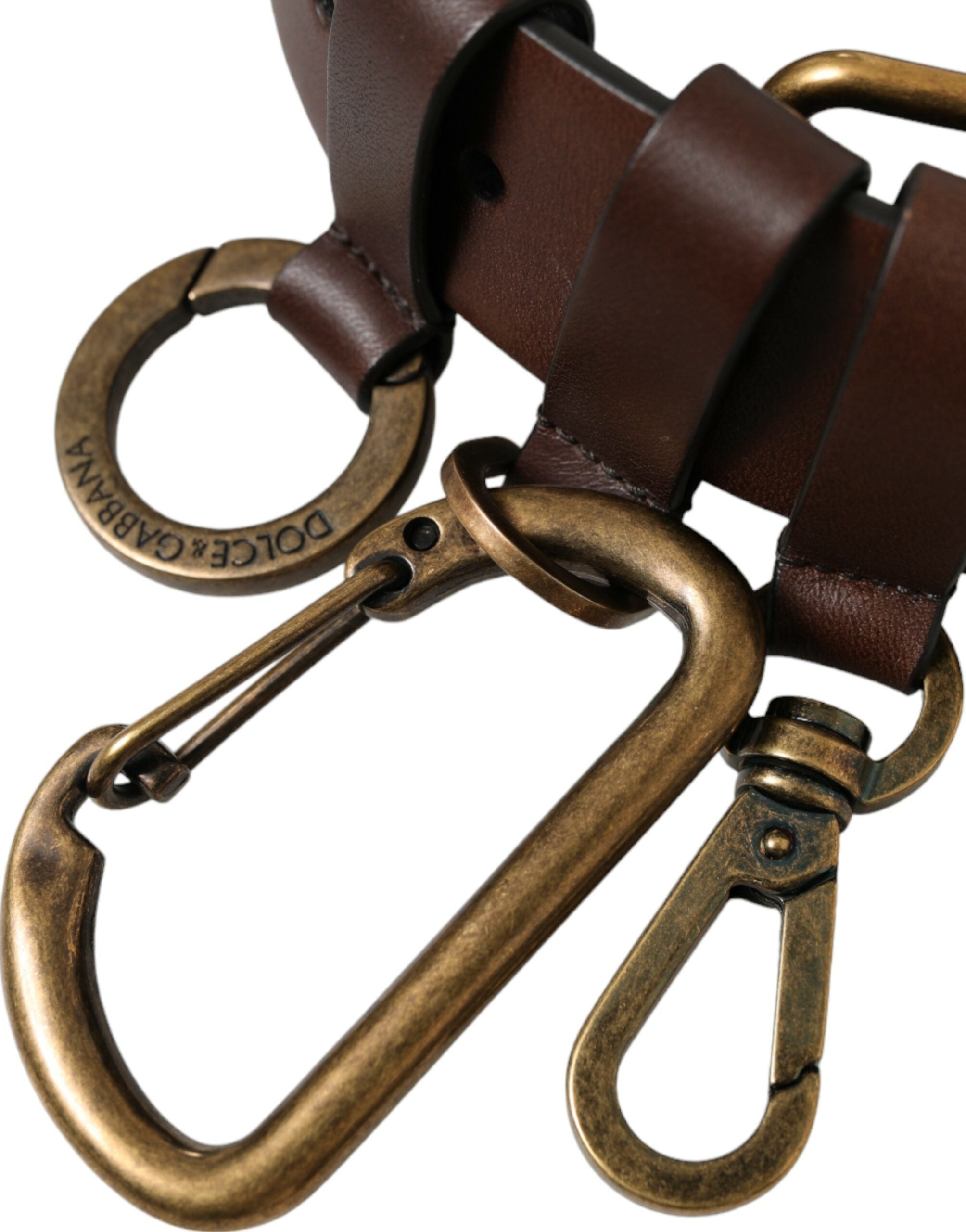 Elegant brown calfskin belt - timeless accessory