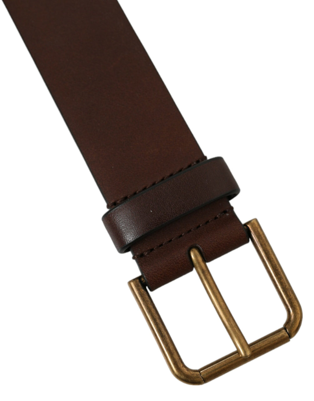 Elegant brown calfskin belt - timeless accessory