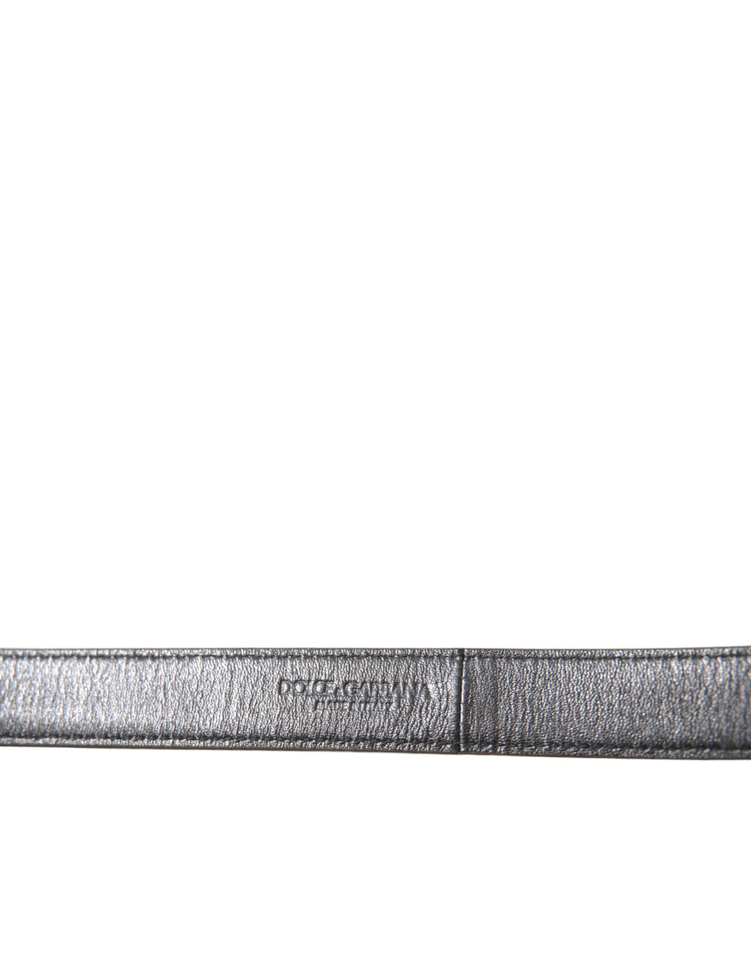Gold metallic leather belt - timeless elegance