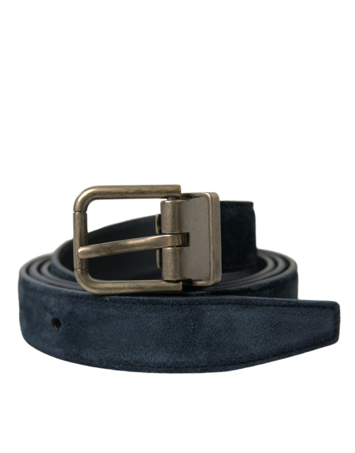 Elegant calfskin belt made of suede