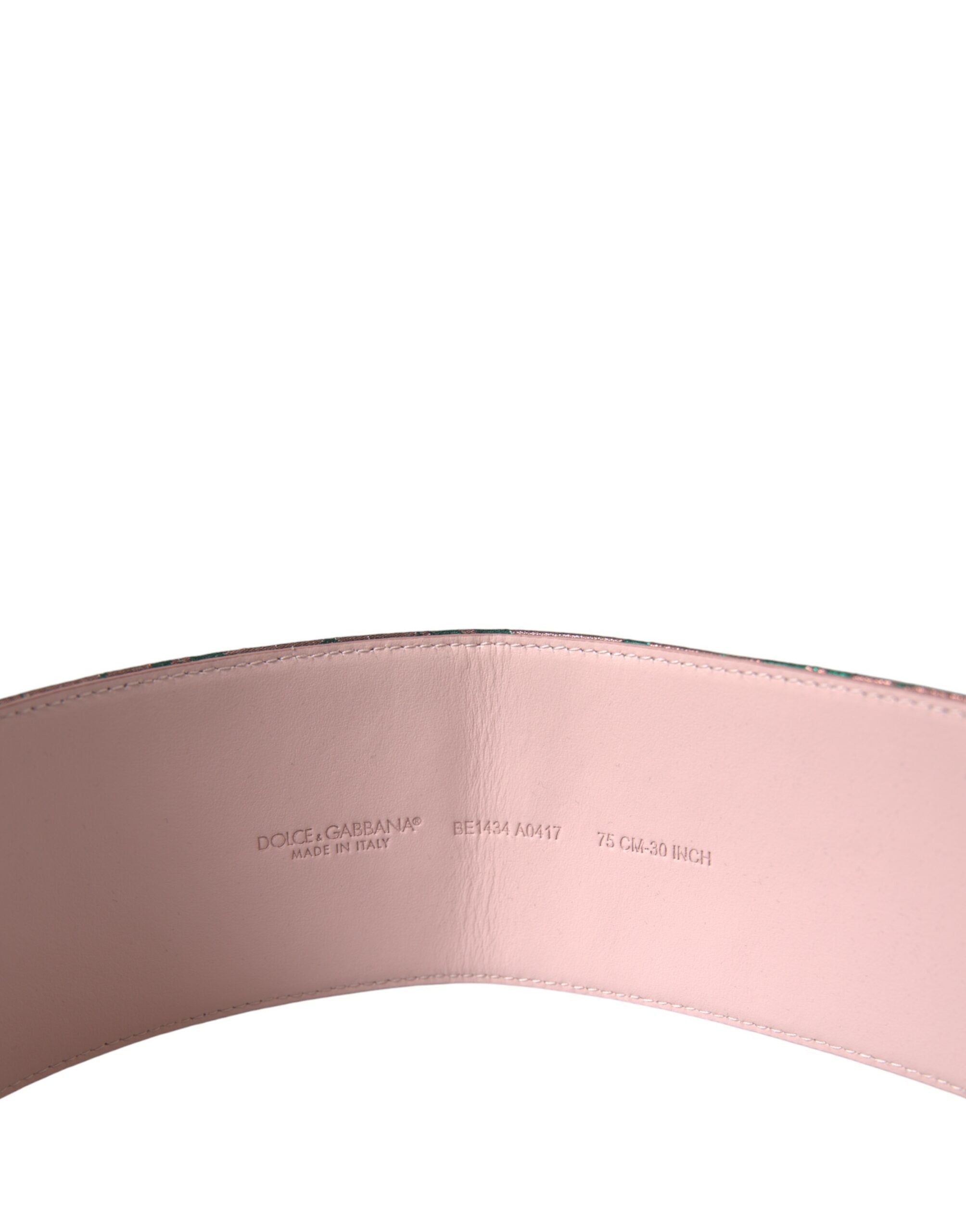 Multicolor statement belt with high waist