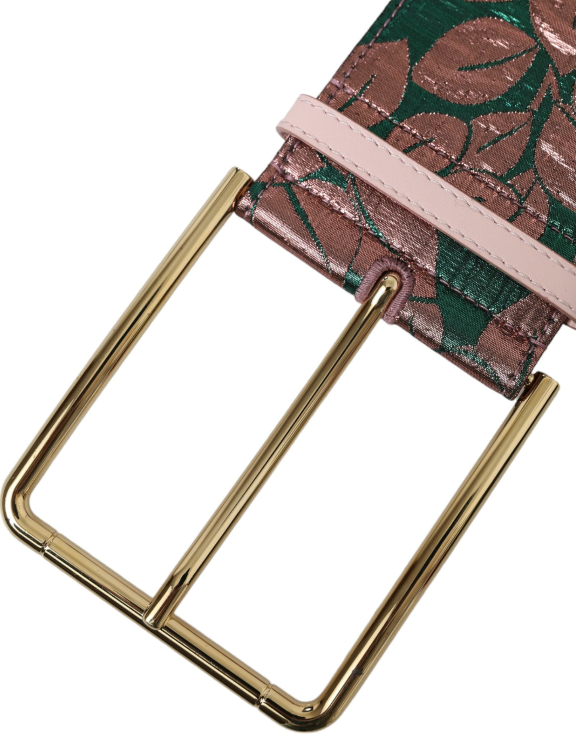 Multicolor statement belt with high waist