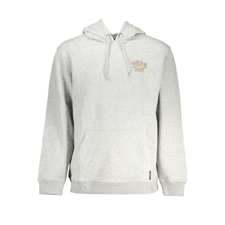 Vans Schickes graues Fleece-Sweatshirt mit Kapuze