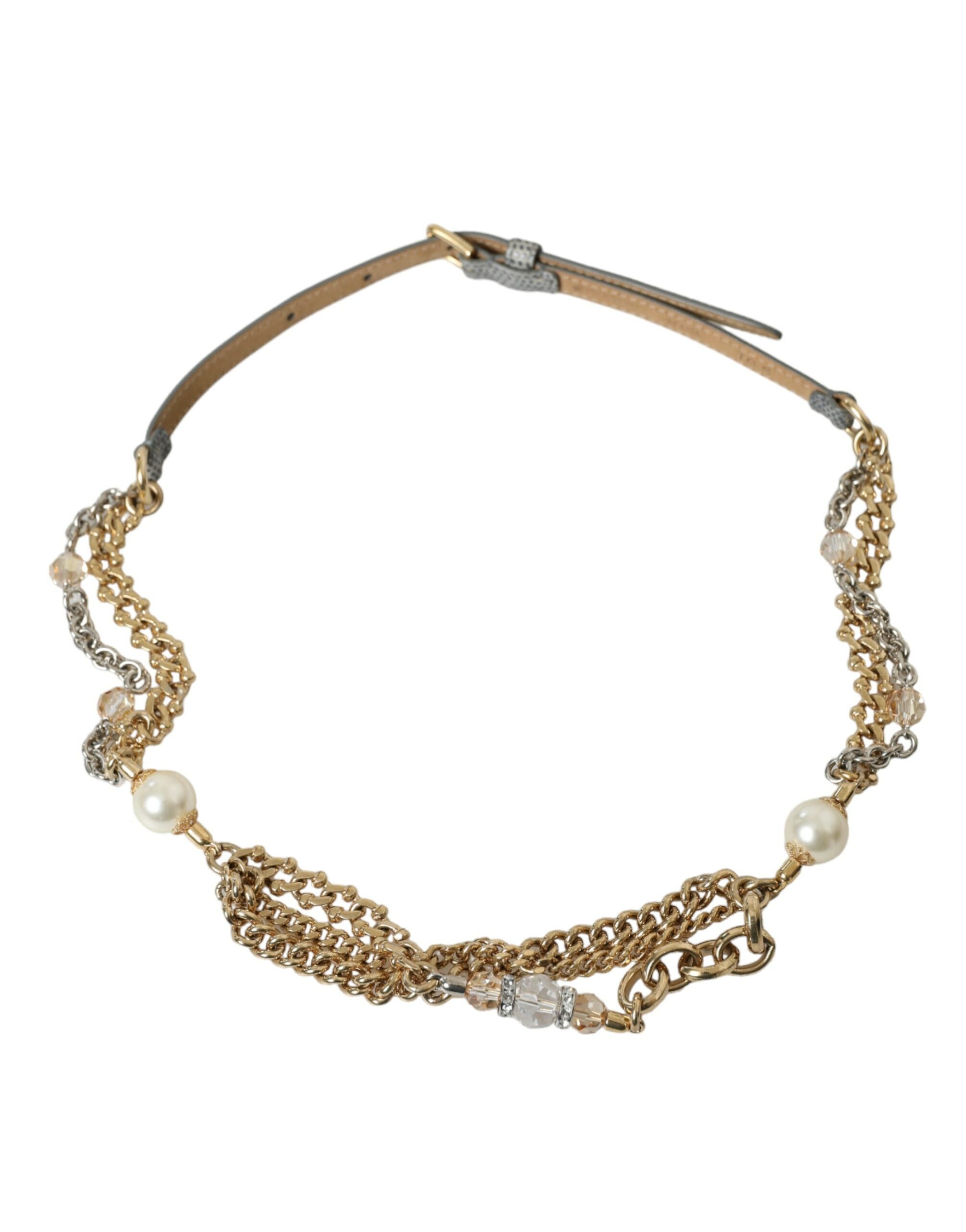 Elegant Crystal Bounce waist belt