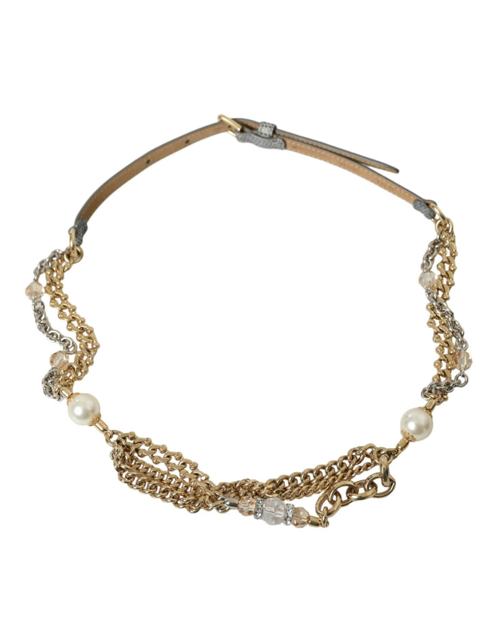 Elegant Crystal Bounce waist belt