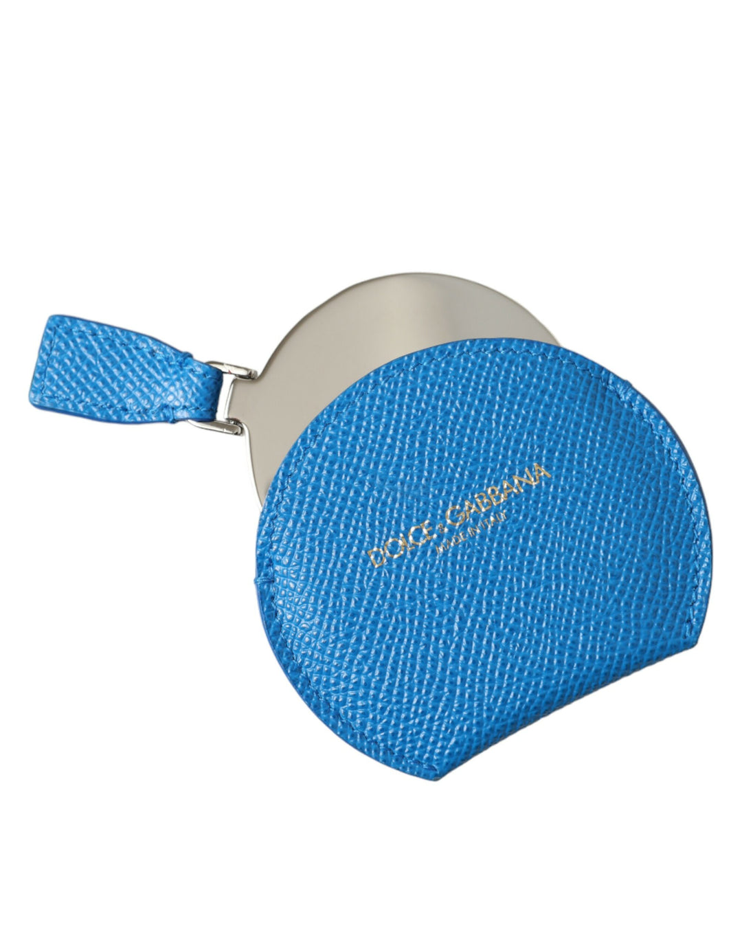 Elegant blue leather mirror holder