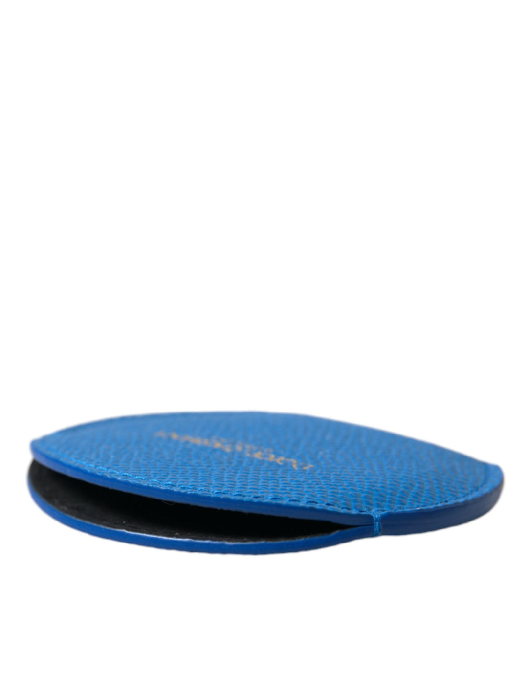 Elegant blue leather mirror holder