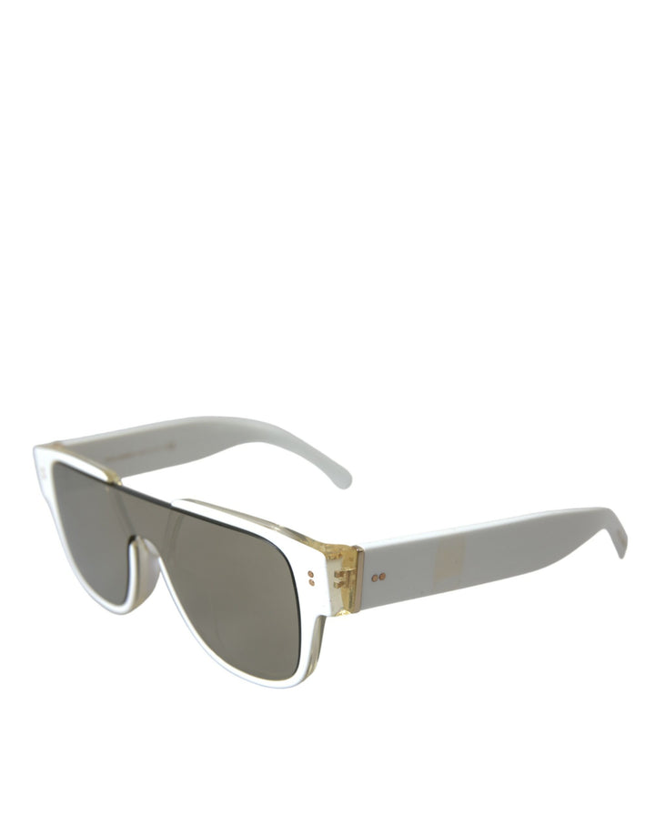 Weiße Acetat-Spiegel-Gläser DG4356 Sonnenbrille