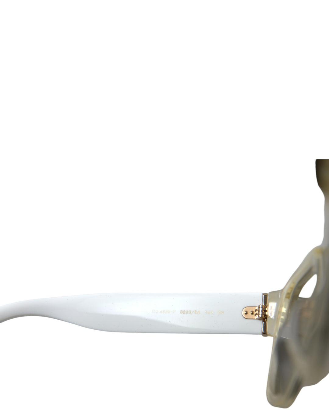 Weiße Acetat-Spiegel-Gläser DG4356 Sonnenbrille