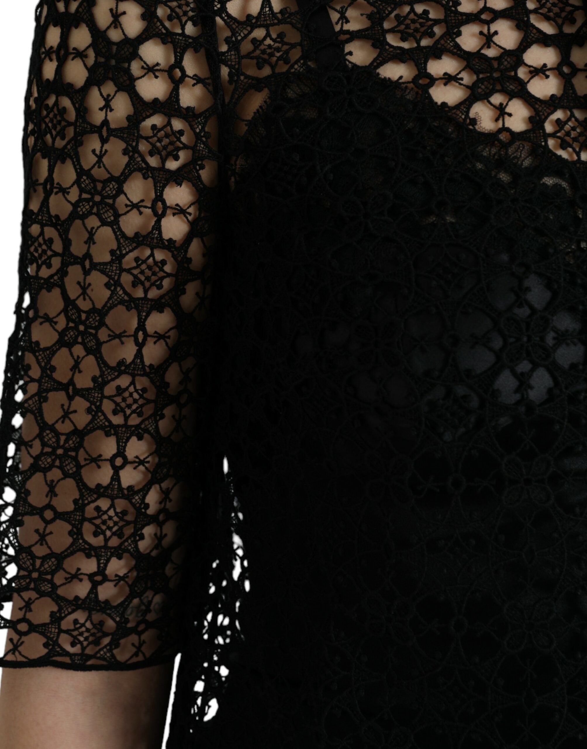 Elegant blouse top made of floral lace