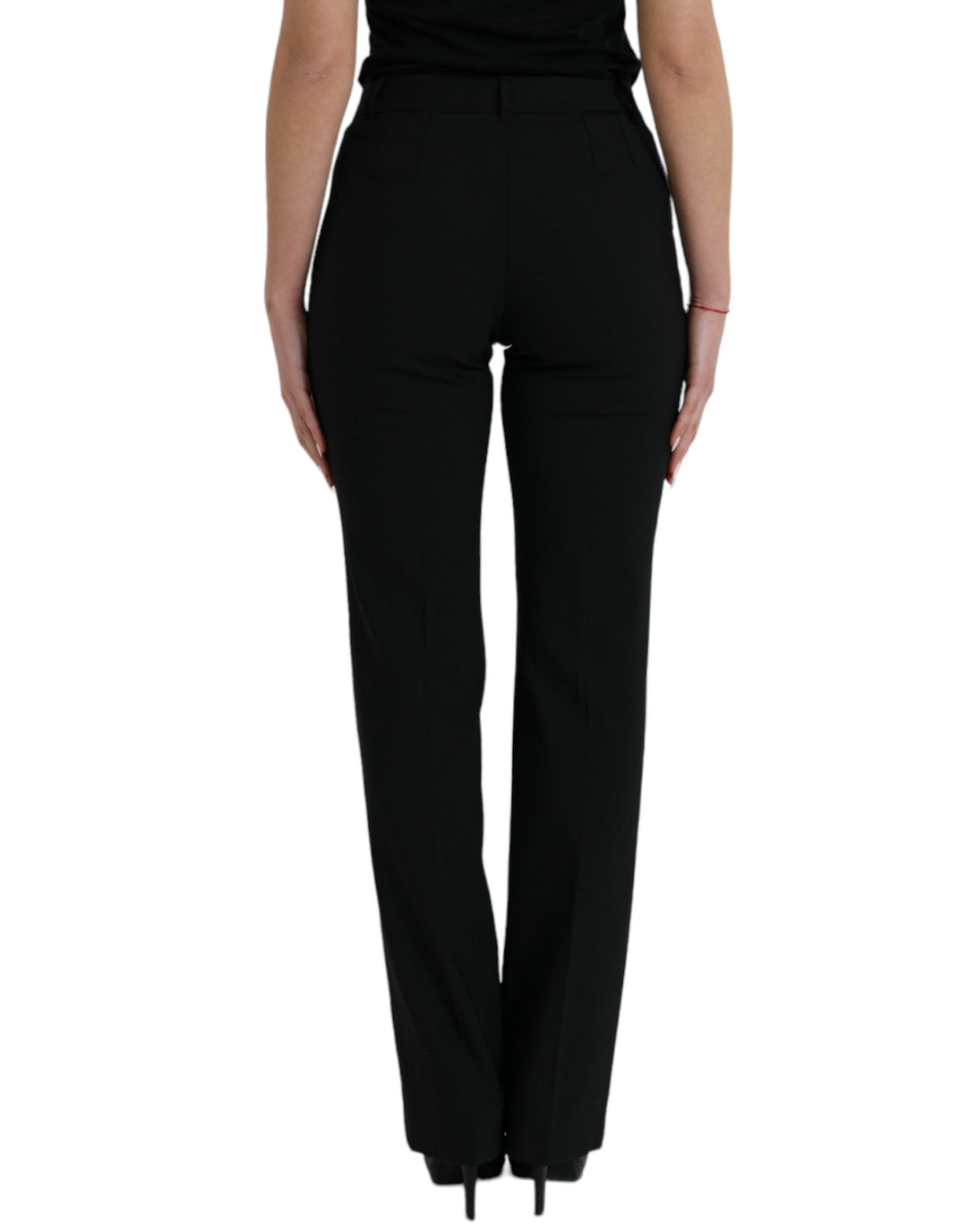 Elegant tapered wool trousers