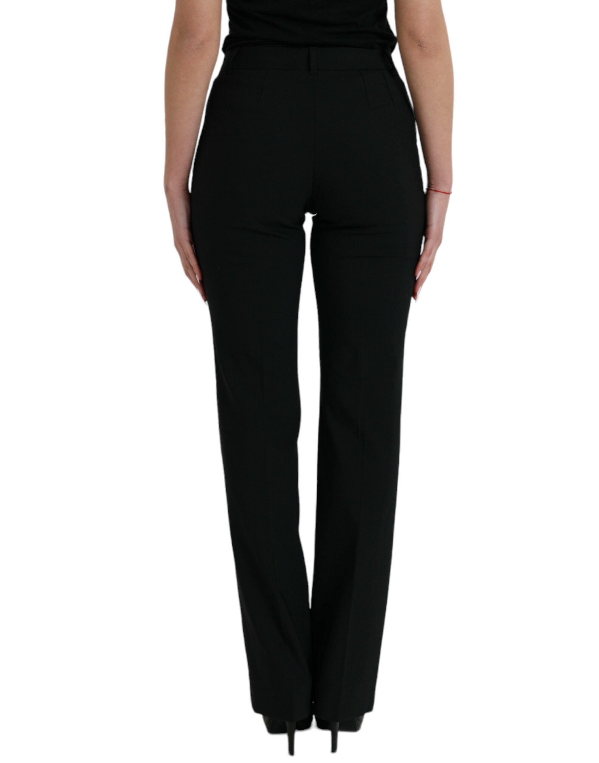 Elegant tapered wool trousers