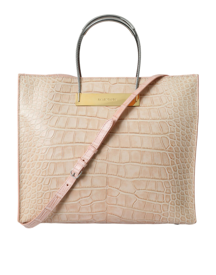 Balenciaga Alligatorleder Chic Pink Tote Bag