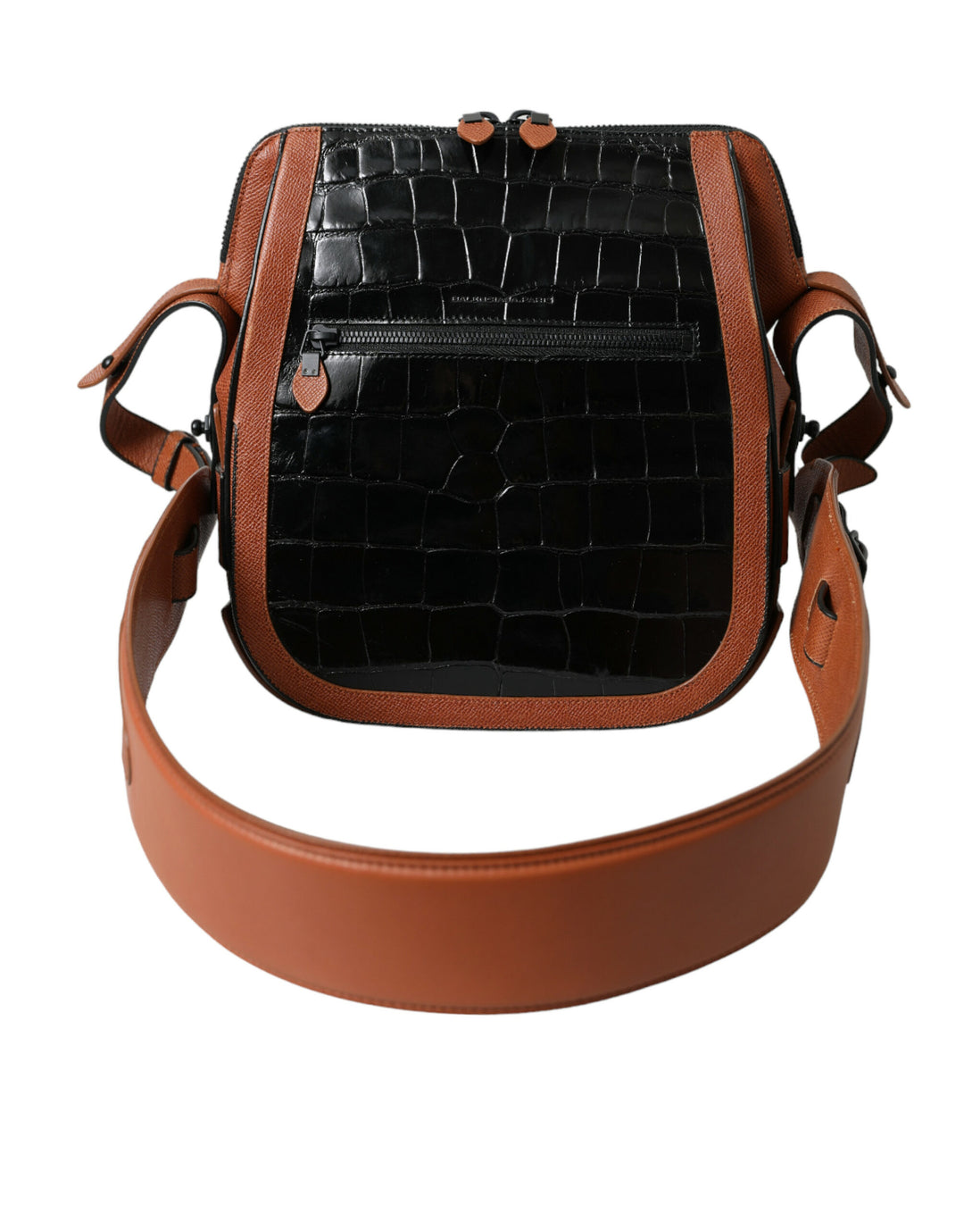 Elegante Crossbody-Tasche aus Krokodilleder