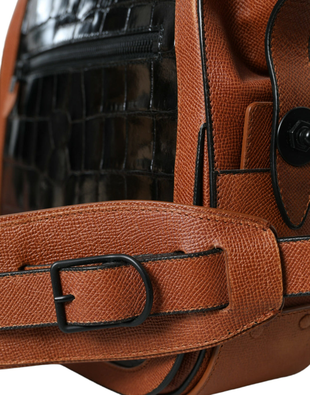 Elegante Crossbody-Tasche aus Krokodilleder