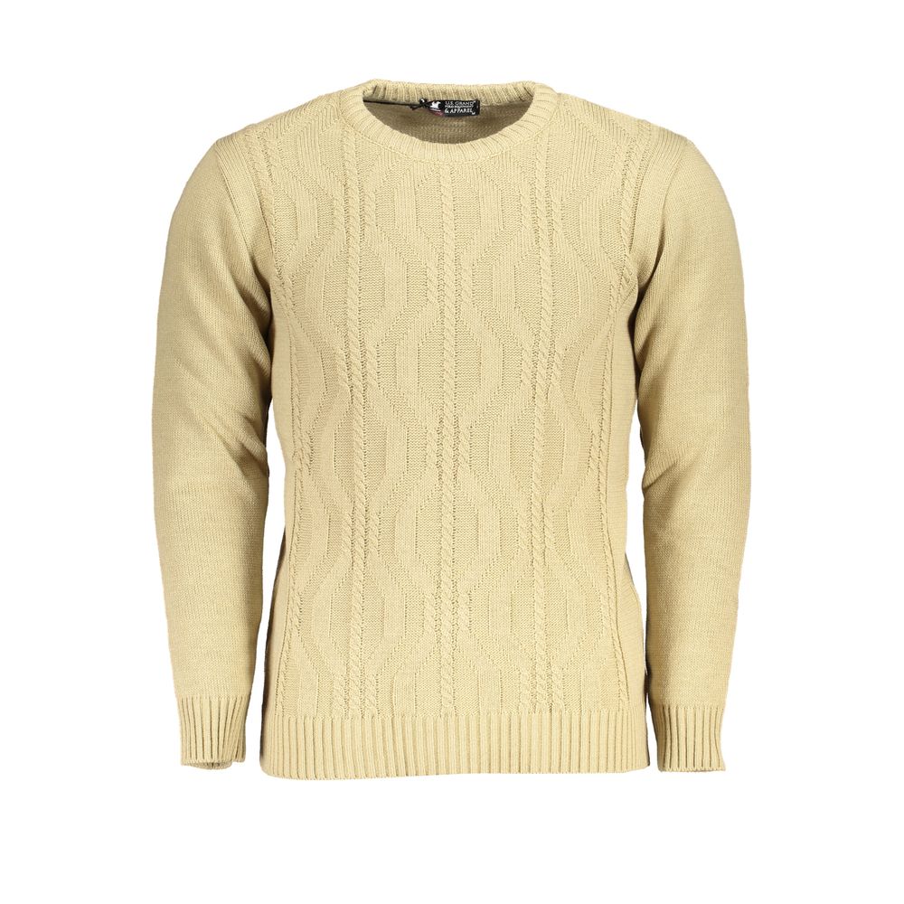 U.S. Grand Polo Beige Stoff Pullover