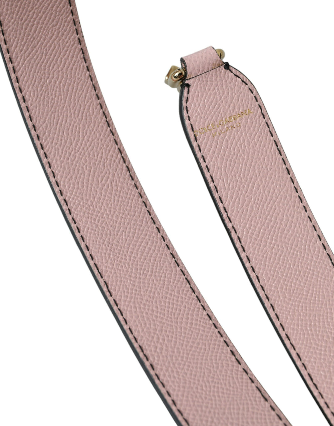Pink leather handbag accessory shoulder strap