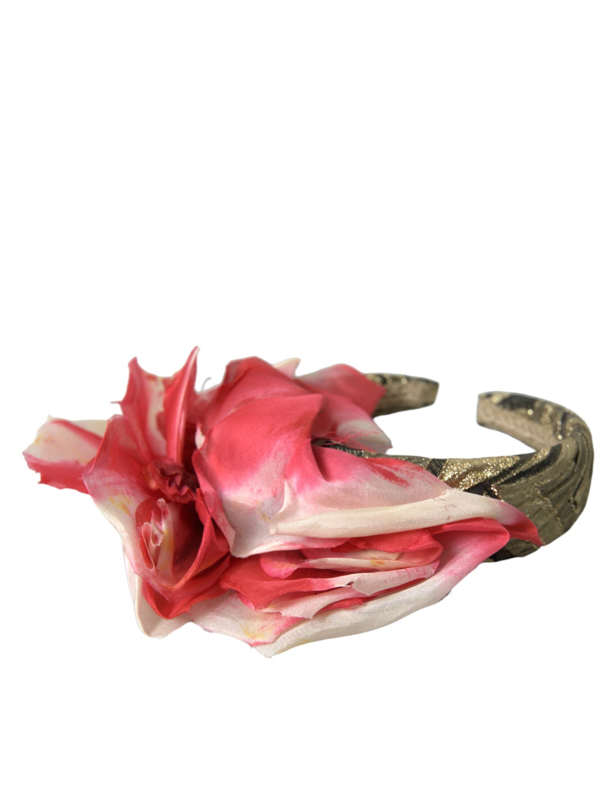 Multicolor Floral Applique Seide Frauen Stirnband Diadem