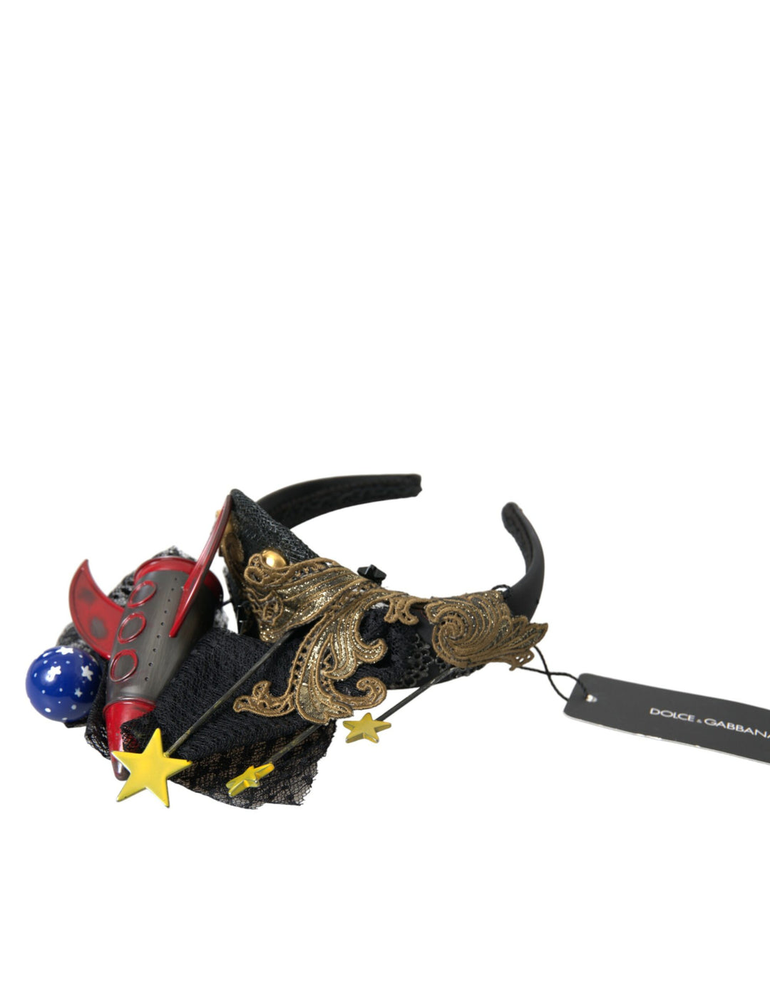 Multicolor Missile Rocket Crystal Stars Headband Tiara